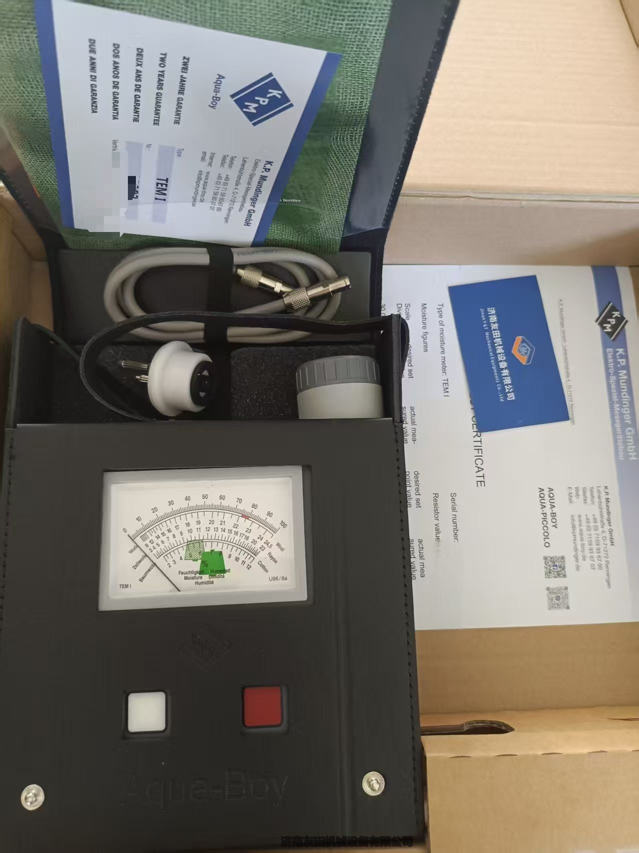 Aqua-Boy TEMI - Textiles Moisture MeterƷӋ