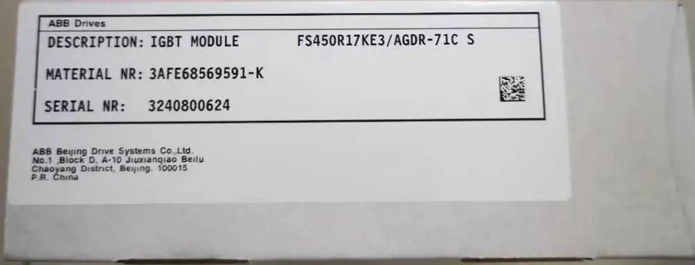FS450R17KE3 AGDR-71CS 3AFE68569591-K IGBT