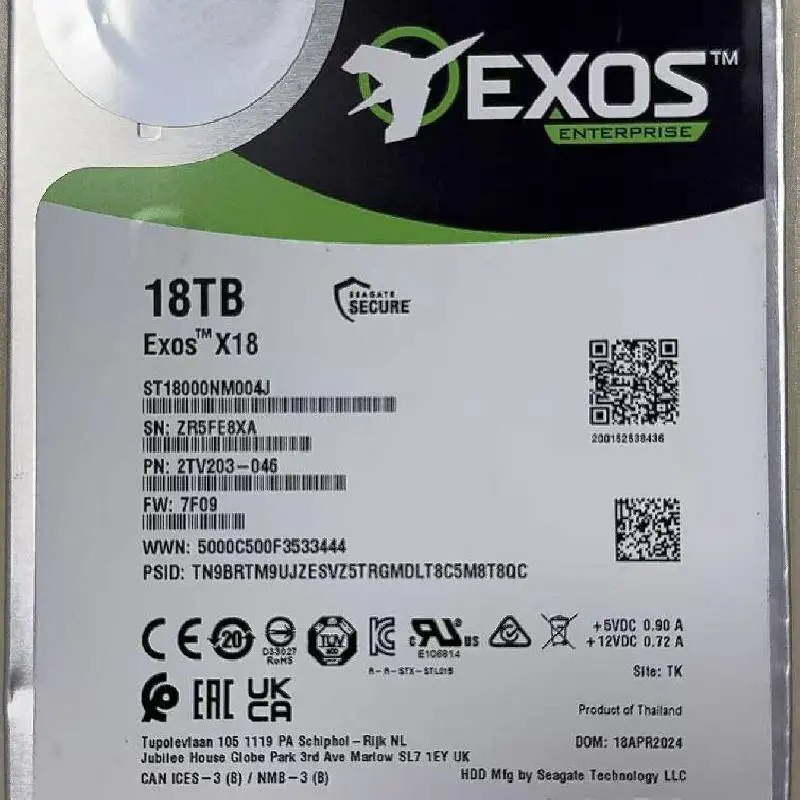 5830217-A DKS20-H18RSS ST18000NM0004J 18TBӲP