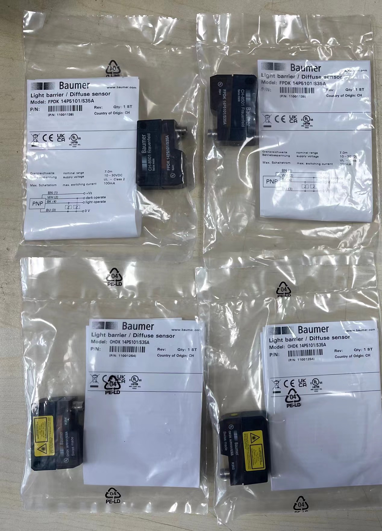 BAUMER11001672	CFAK18P3100λ